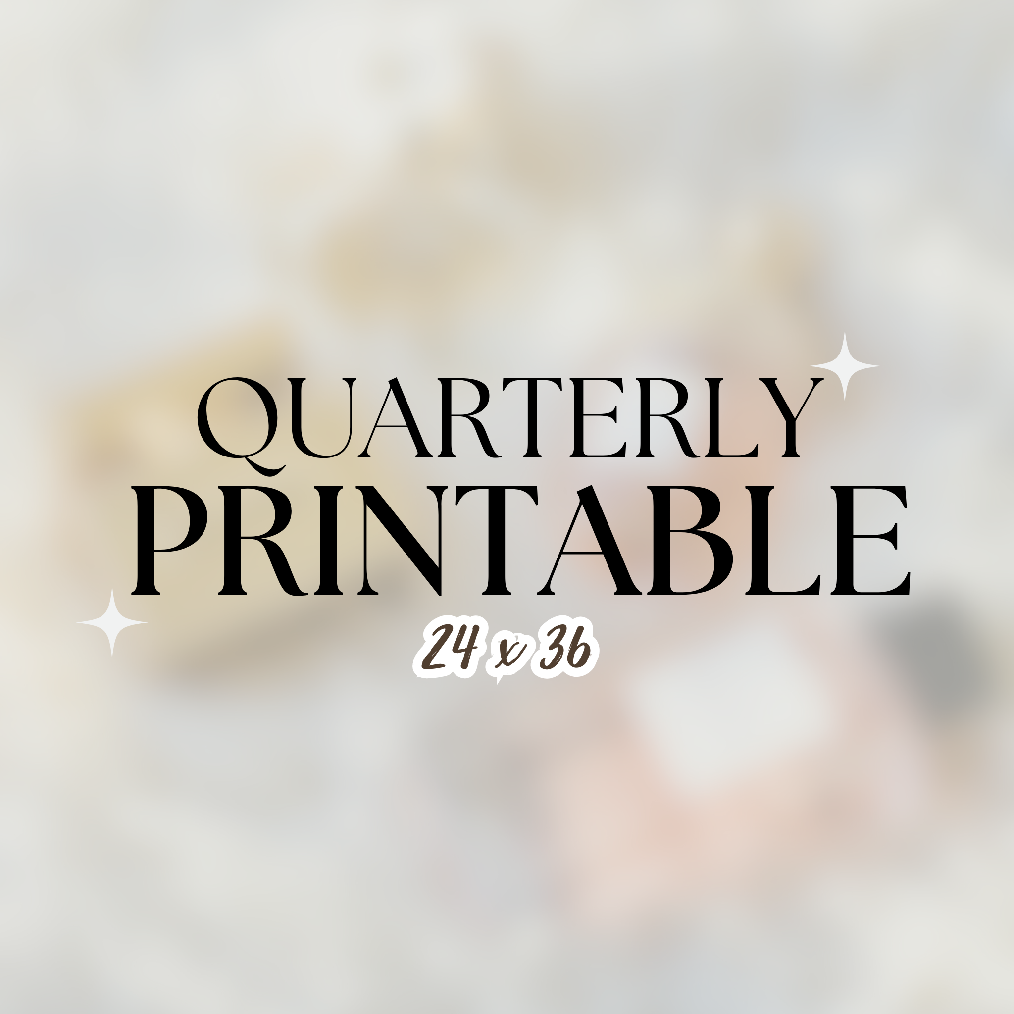 The Radiant Quarterly MICRO Calendar (Printable .pdf)