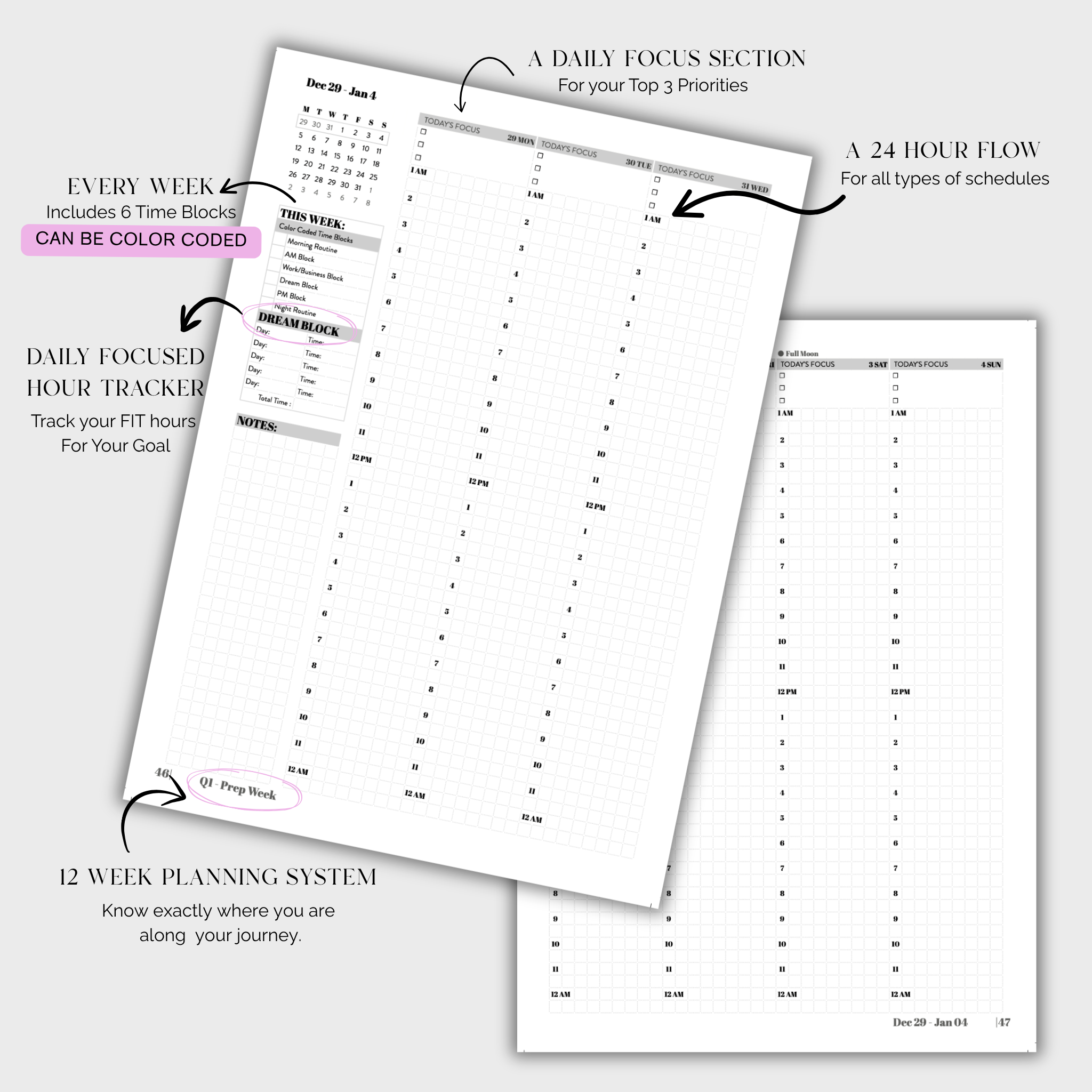 The Radiant Journey 2026 Weekly Planner
